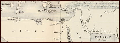 Eratosthenes Map 194 BC