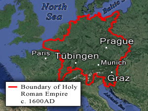 Holy Roman Empire circa 1600 AD