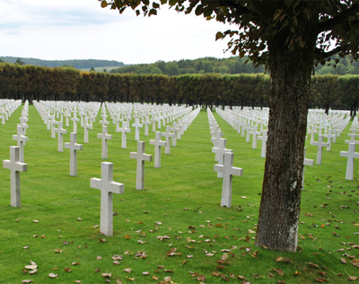 Friedhof in Verdun, Frankreich