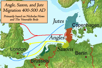 Angle, Saxon, and Jute Migration